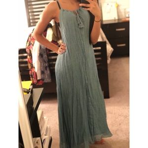 Light Blue/Denim Maxi Dress
